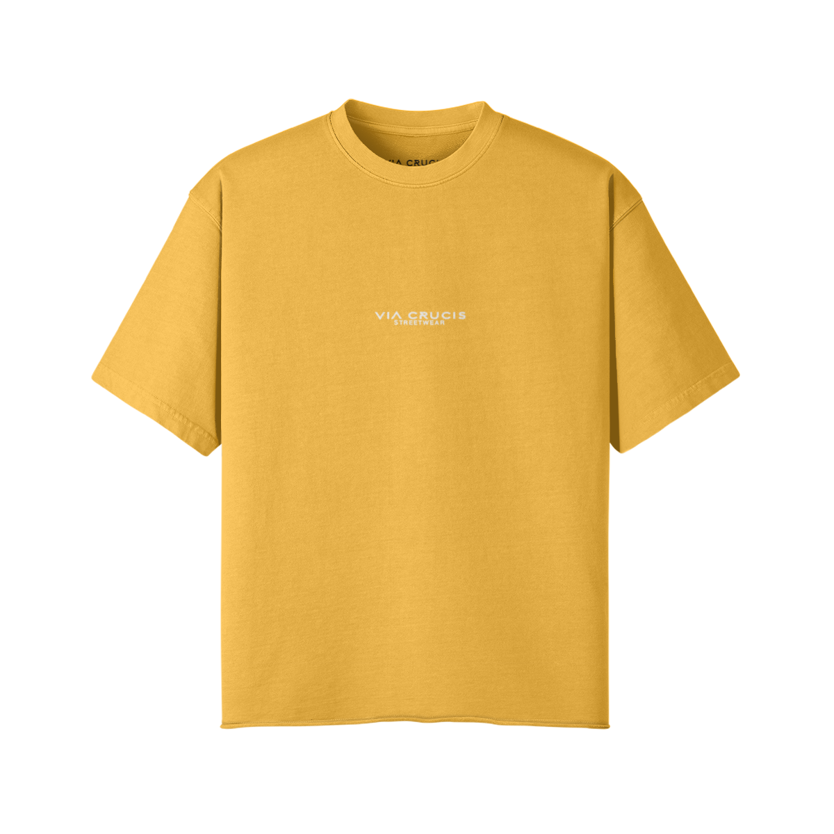 Unisex Oversized Fit für einen modernen, lässigen Look 100 % gekämmte Baumwolle – weich, hautfreundlich, atmungsaktiv
Vorgewaschen & leicht verwaschen für authentischen Vintage-Charakter. Offener Saum als dezentes Streetwear-Detail. Strapazierfähige 260 g/m² Stoffqualität. Vorderansicht. Farbe Gelb